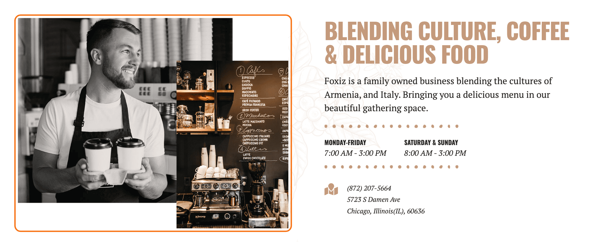 A Foxiz - Image block on the Foxiz Coffee demo