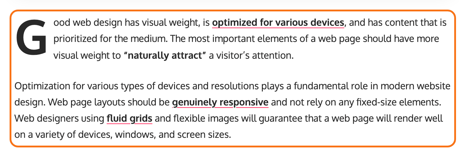 The opening paragraphs of a post on the Foxiz Default demo, outlined: the body text that Website Body's Body Font sets.
